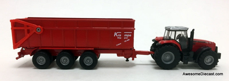 SIKU 1:87 Massey Ferguson Tractor w/Dump Trailer