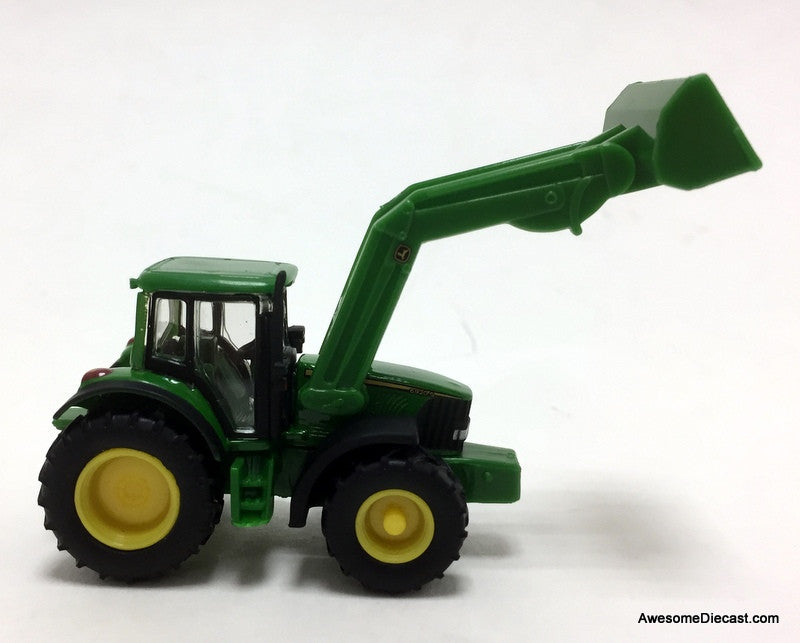 SIKU 1:87 Front Loader Tractor w/Trailer: John Deere