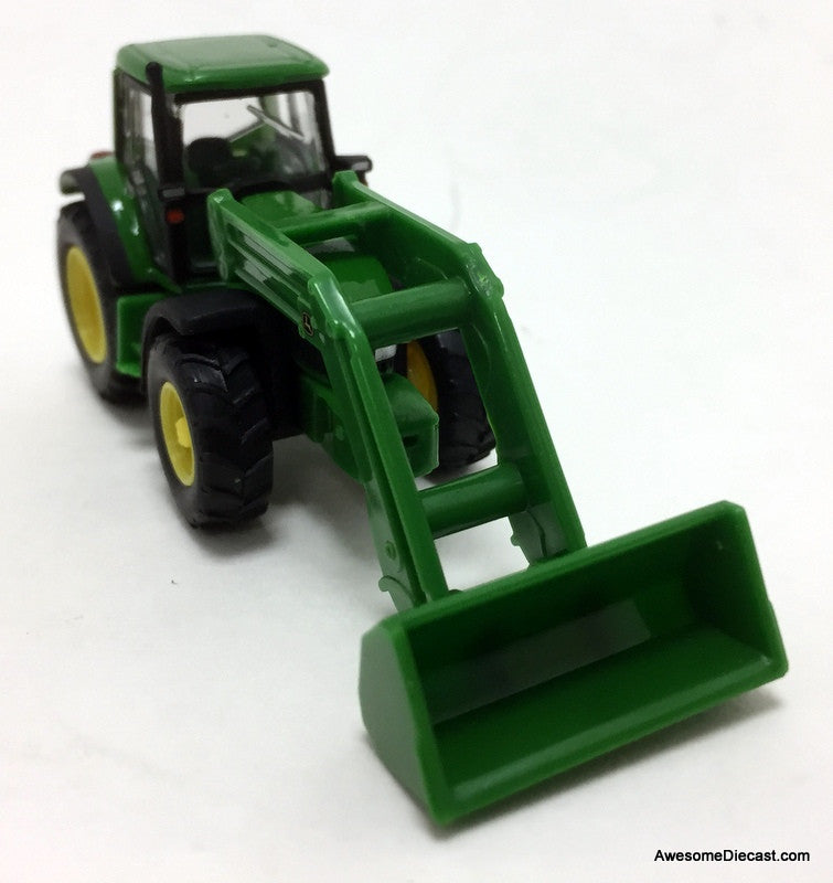 SIKU 1:87 Front Loader Tractor w/Trailer: John Deere