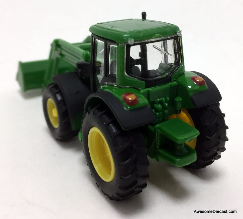 SIKU 1:87 Front Loader Tractor w/Trailer: John Deere