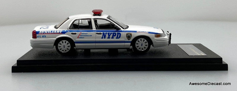 Ford Crown Victoria NYPD  Auxiliary Police/Highway Patrol 1:64 Diecast Model Car by Rollin