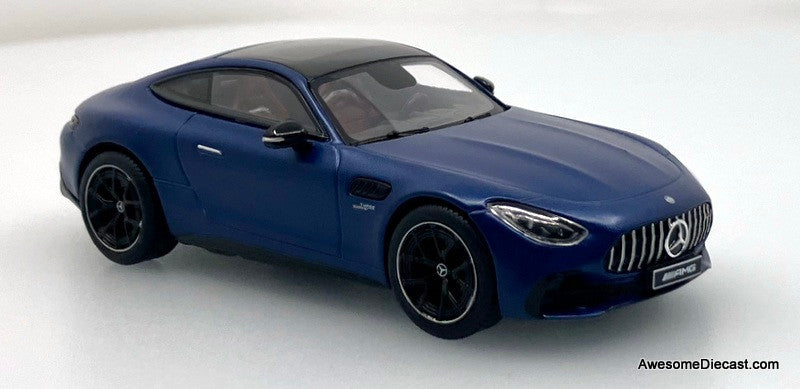 2023 Mercedes AMG GT43, Matte Blue 1:43 Diecast Model Car by I-Scale