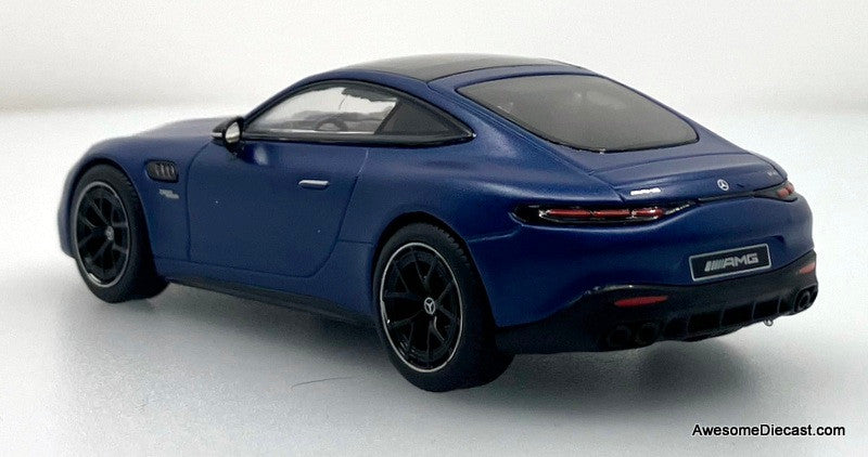 2023 Mercedes AMG GT43, Matte Blue 1:43 Diecast Model Car by I-Scale