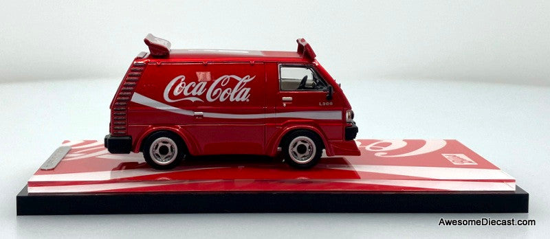 Mitsubishi Delica 300, Candy Red: Coca Cola 1:64 Diecast Model Van by Bliss
