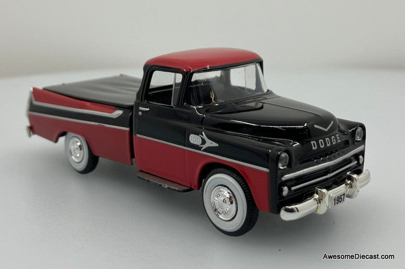 Denver Diecast 1:48 1957 Dodge Sweepside Pick-Up, Black/Red