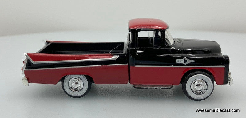 Denver Diecast 1:48 1957 Dodge Sweepside Pick-Up, Black/Red