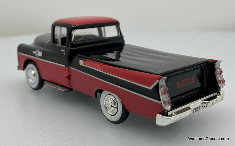 Denver Diecast 1:48 1957 Dodge Sweepside Pick-Up, Black/Red