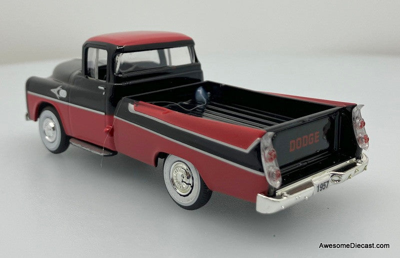 Denver Diecast 1:48 1957 Dodge Sweepside Pick-Up, Black/Red
