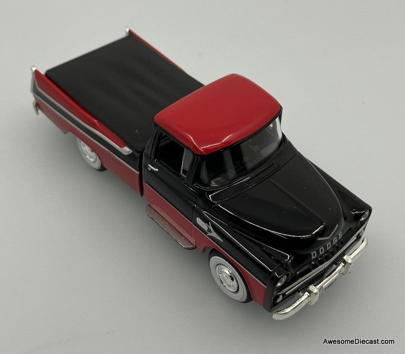 Denver Diecast 1:48 1957 Dodge Sweepside Pick-Up, Black/Red