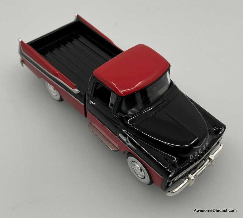 Denver Diecast 1:48 1957 Dodge Sweepside Pick-Up, Black/Red