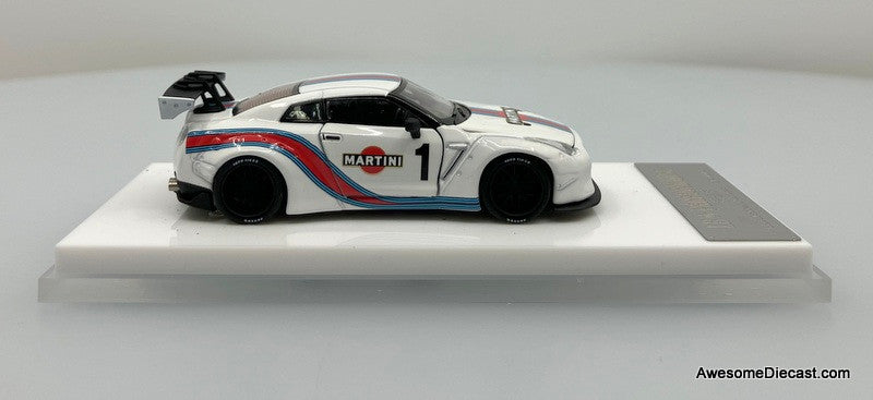 Old Time Models 1:64 Nissan Skyline LBWK GT-R R35, Martini Livery