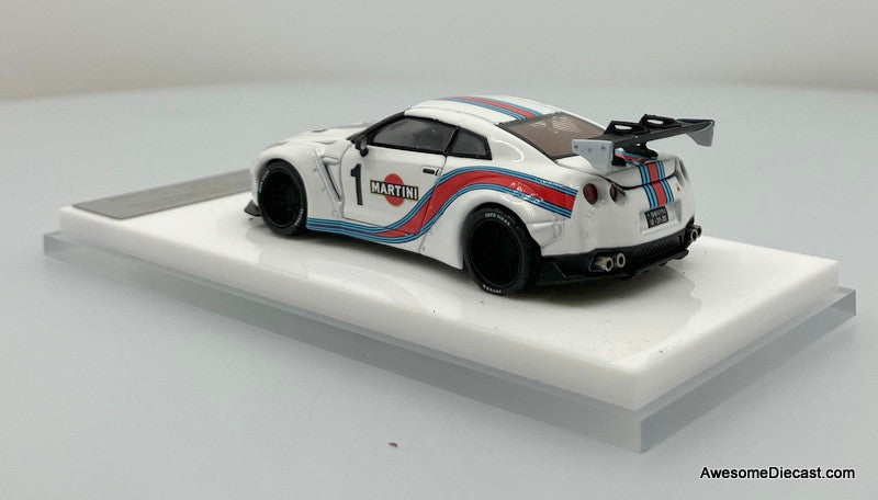 Old Time Models 1:64 Nissan Skyline LBWK GT-R R35, Martini Livery