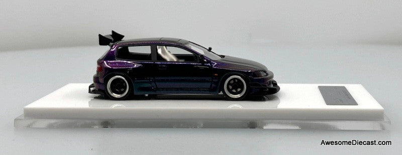 Pandem Honda Civic EG4, Chameleon 1:64 Resin Cast Model by YM Model