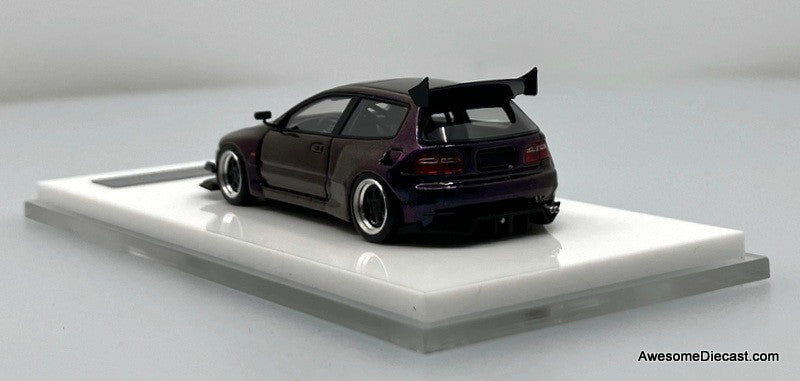 Pandem Honda Civic EG4, Chameleon 1:64 Resin Cast Model by YM Model