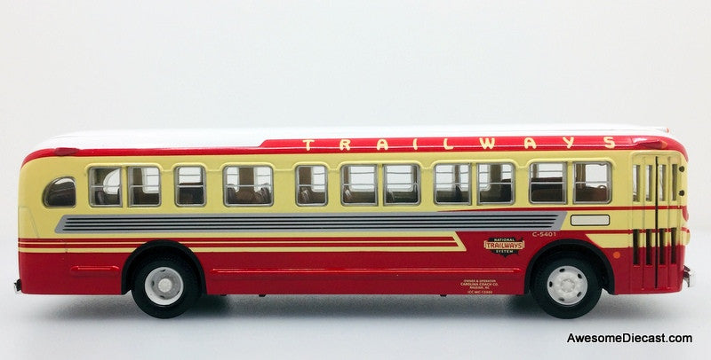 Corgi 1:50 GM Old Look 4515 Carolina Trailways: Destination Norfolk Via Blvd
