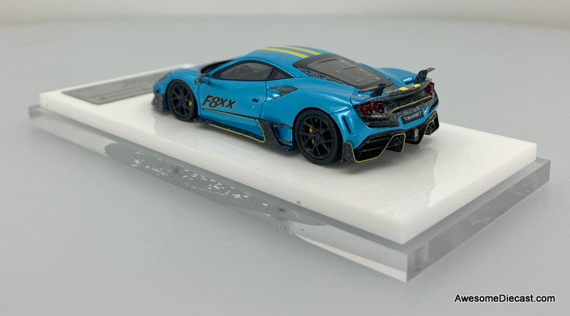 Fuel Me 1:64 Ferrari F8XX Mansory, Metallic Blue – Awesome Diecast LLC