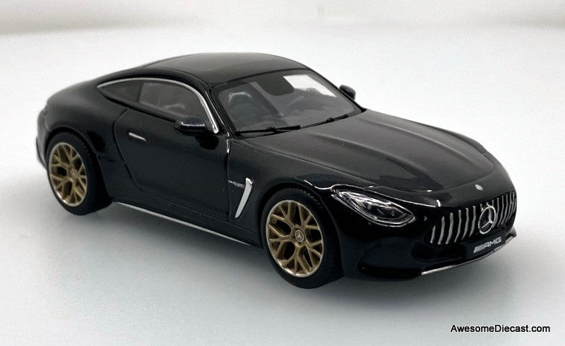 2023 Mercedes AMG GT43, Obsidian Black 1:43 Diecast Model Car by I-Scale