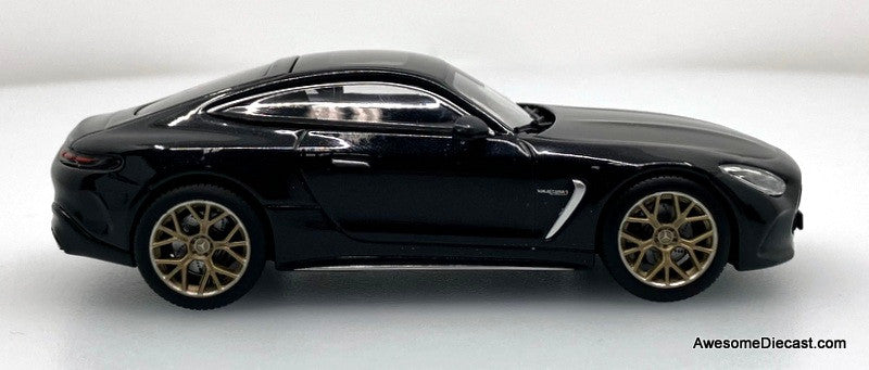 2023 Mercedes AMG GT43, Obsidian Black 1:43 Diecast Model Car by I-Scale