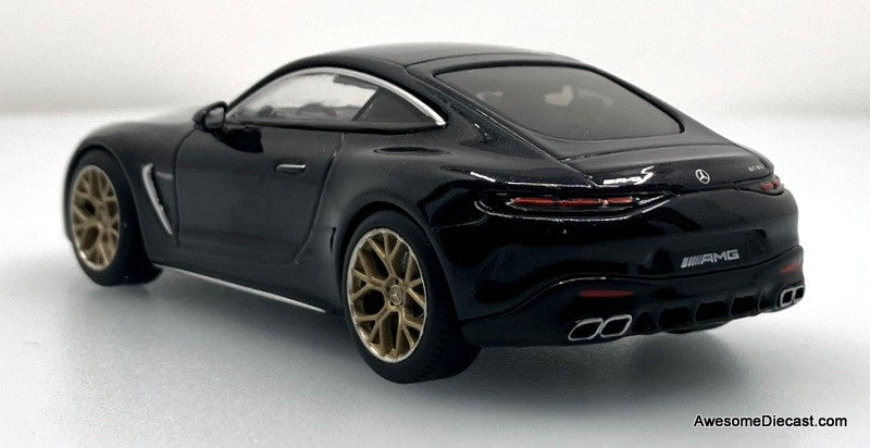 2023 Mercedes AMG GT43, Obsidian Black 1:43 Diecast Model Car by I-Scale