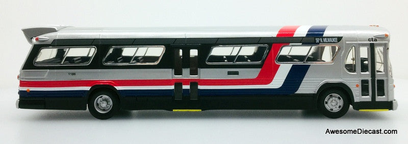 RARE!! Corgi 1:50 GM5300 Fishbowl Bus Chicago Transit Authority