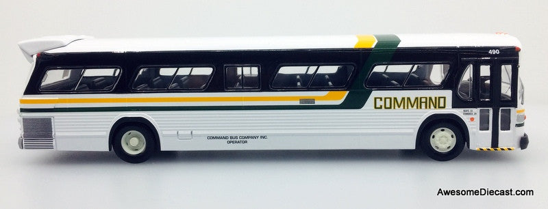RARE!! Corgi 1:50 GM Fishbowl Bus: Command Bus Lines, New York