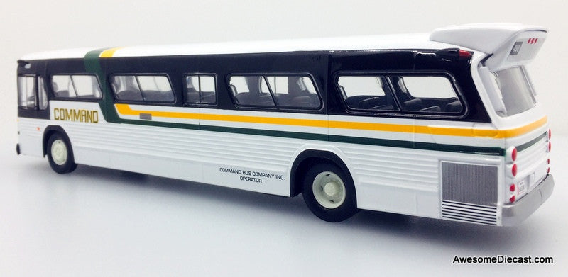 RARE!! Corgi 1:50 GM Fishbowl Bus: Command Bus Lines, New York