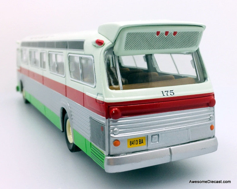 RARE!! Corgi 1:50 GM Fishbowl Bus: Green Bus Lines New York