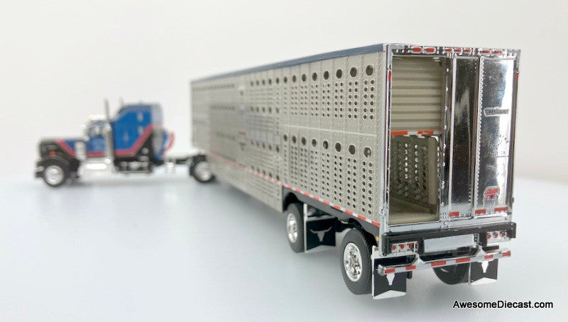 DCP by FG 1:64 Kenworth W900A w/ Wilson Livestock Trailer: John Wayne Cattle Company