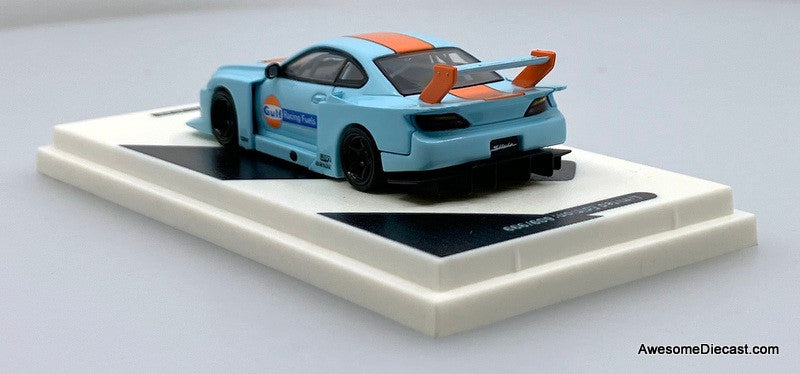 Nissan Silvia S15: Gulf Livery 1:64 Diecast Model Car by Supcar