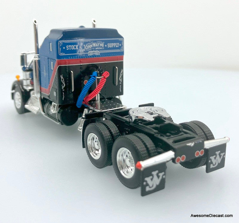 DCP by FG 1:64 Kenworth W900A w/ Wilson Livestock Trailer: John Wayne Cattle Company