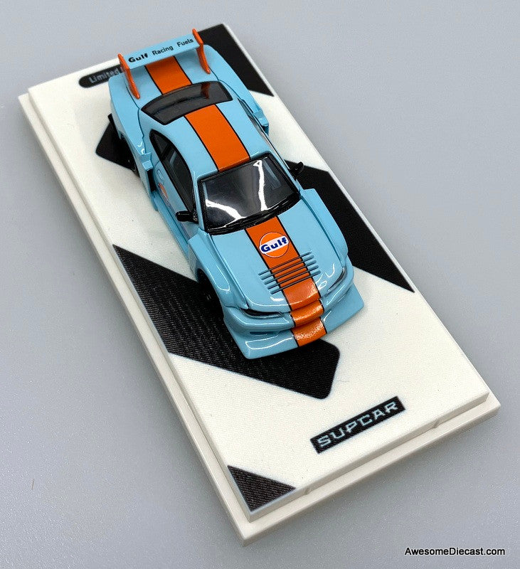 Nissan Silvia S15: Gulf Livery 1:64 Diecast Model Car by Supcar