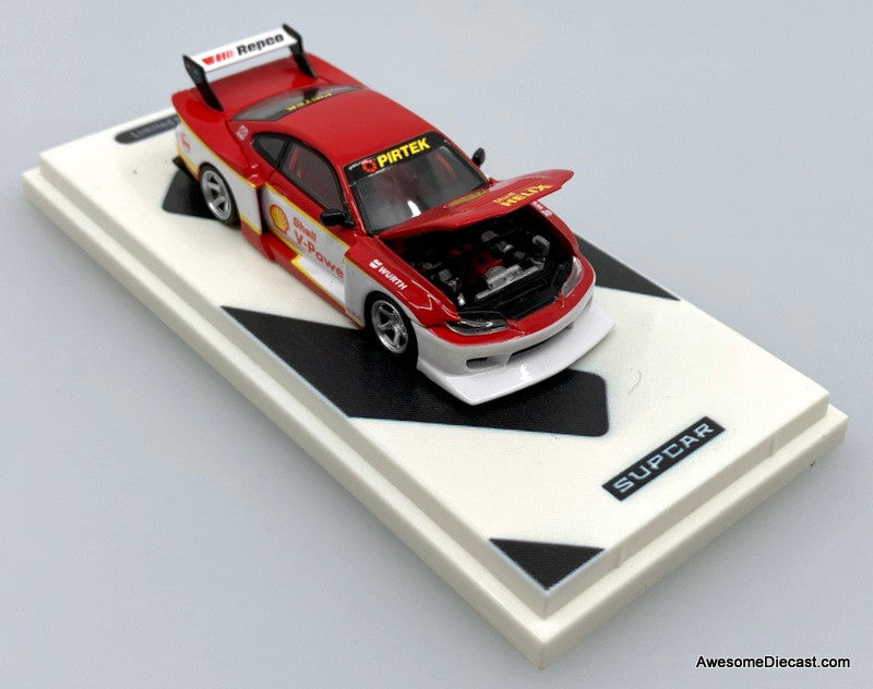 Nissan Silvia S15: Shell Livery 1:64 Diecast Model Car by Supcar