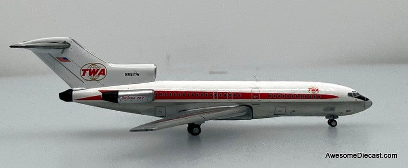 Boeing 727-100: (Trans World Airlines) TWA (Reg #N851TW) 1:400