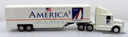 GMC Sleeper Cab w/ 53' Trailer: America³ 1:64 Diecast Model Truck by ERTL