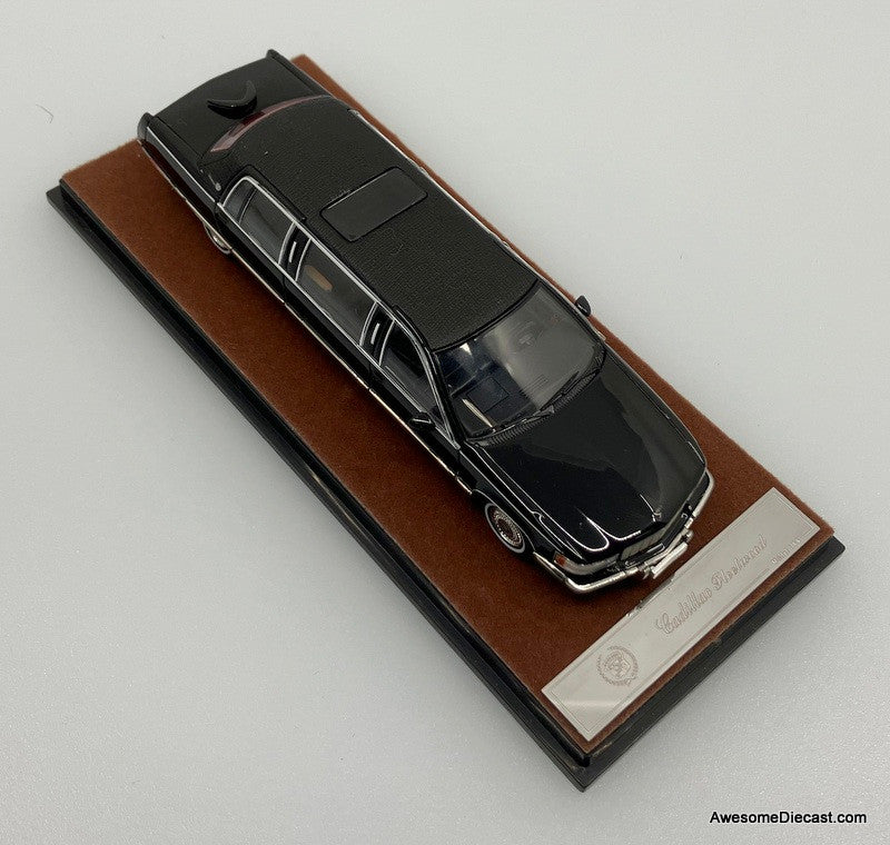 XG Models 1:64 Cadillac Fleetwood Limousine, Black – Awesome