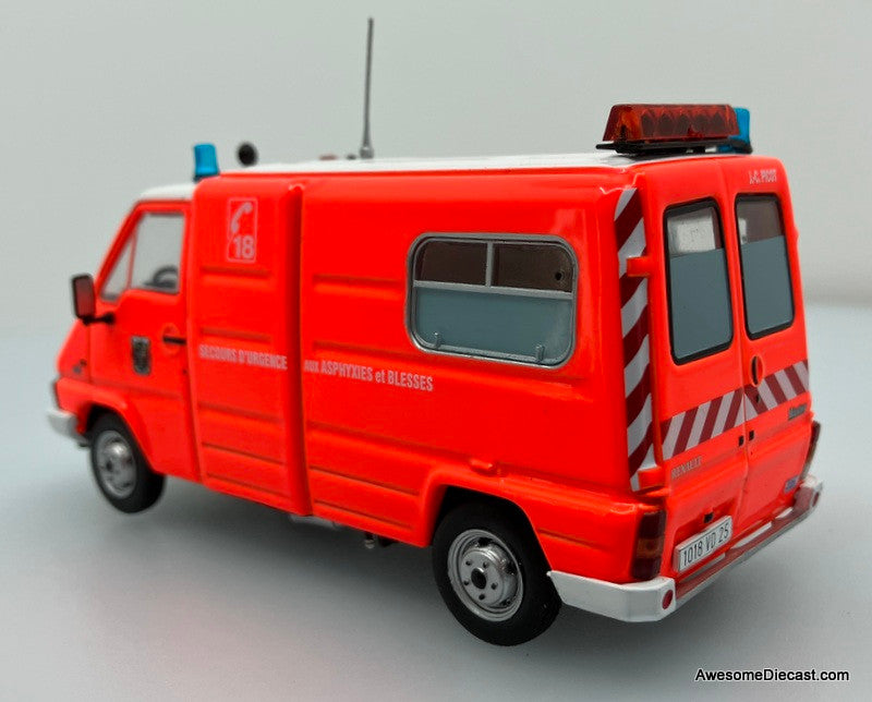 Odeon 1:43 1981 Renault Master T30 VSAB Picot SDIS 25: French Fire Service