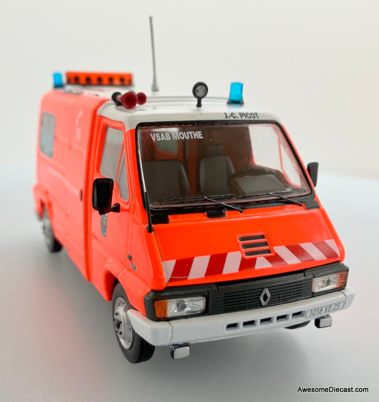 Odeon 1:43 1981 Renault Master T30 VSAB Picot SDIS 25: French Fire Service