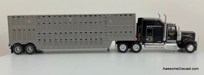 Altaya 1:43 1991 Kenworth W900 Sleeper Tractor w/Livestock Trailer: McDonald & Sons