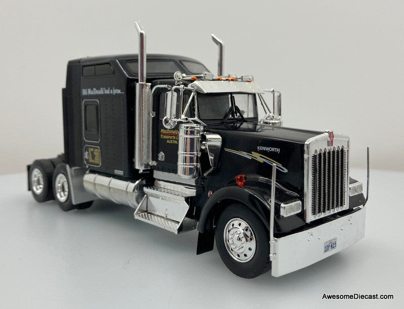 Altaya 1:43 1991 Kenworth W900 Sleeper Tractor w/Livestock Trailer: McDonald & Sons