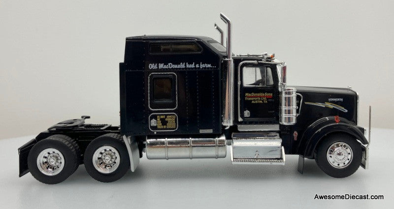 Altaya 1:43 1991 Kenworth W900 Sleeper Tractor w/Livestock Trailer: McDonald & Sons