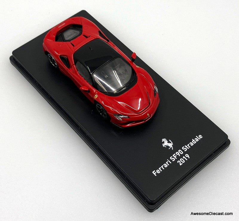 2019 Ferrari SF90 Stradale, Red 1:64 Diecast Model Car by IXO