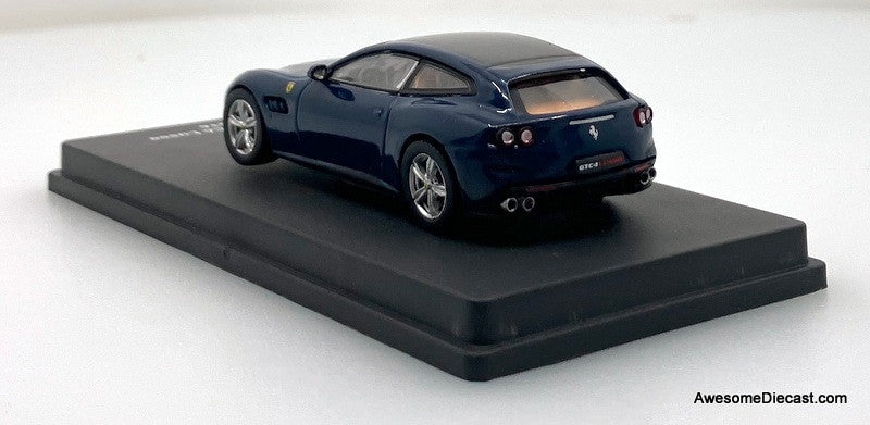 2016 Ferrari GTC4 Lusso, Blue 1:64 Diecast Model Car by IXO