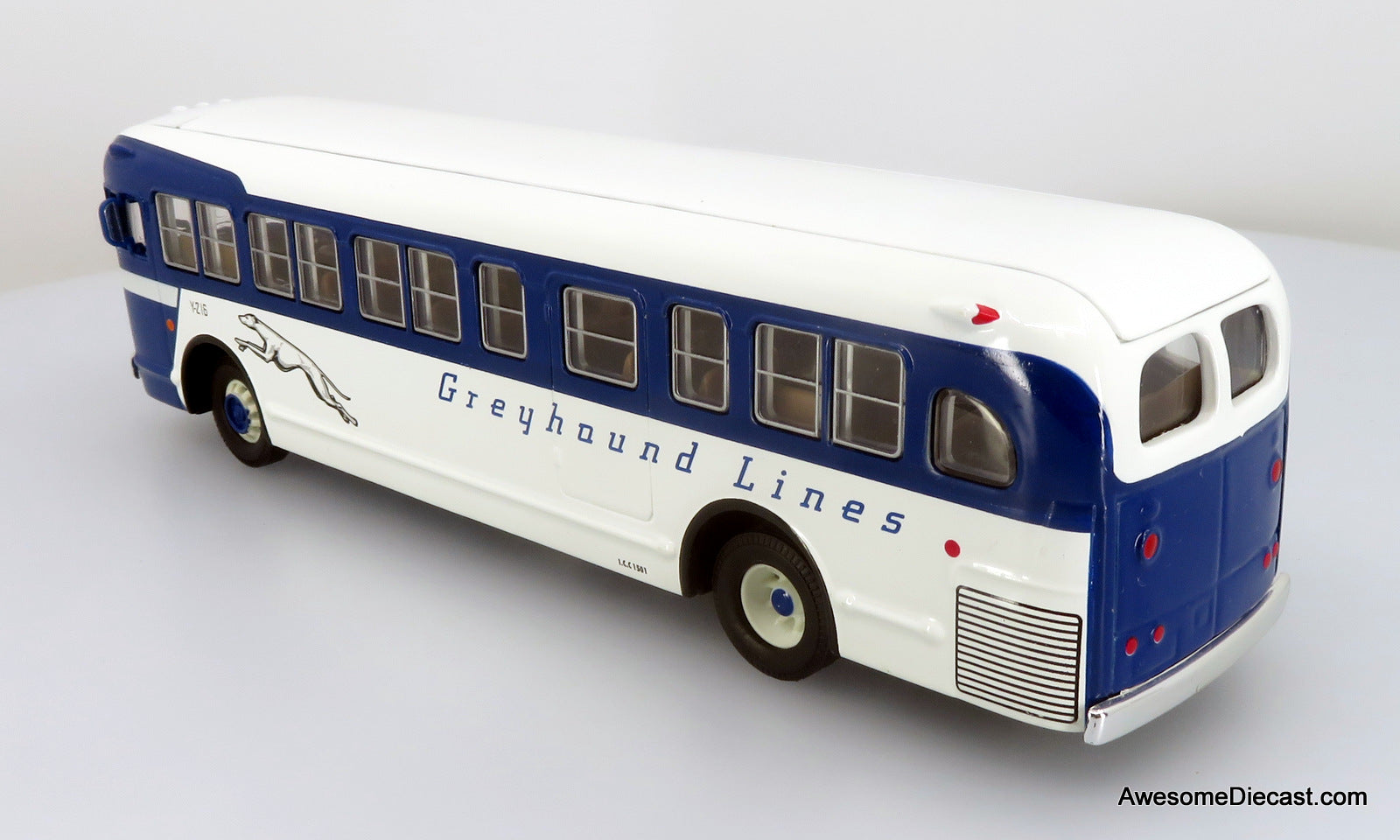 GM 4515 Coach Bus: Northwest Greyhound Lines - 1:50 Diecast Model Bus by Corgi