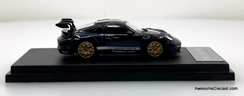 Porsche 911 GT3 RS (992), Metallic Blue 1:64 Diecast Model Car by TPC