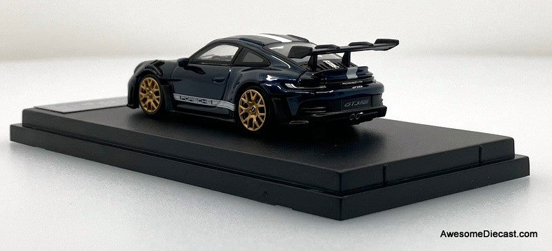 Porsche 911 GT3 RS (992), Metallic Blue 1:64 Diecast Model Car by TPC