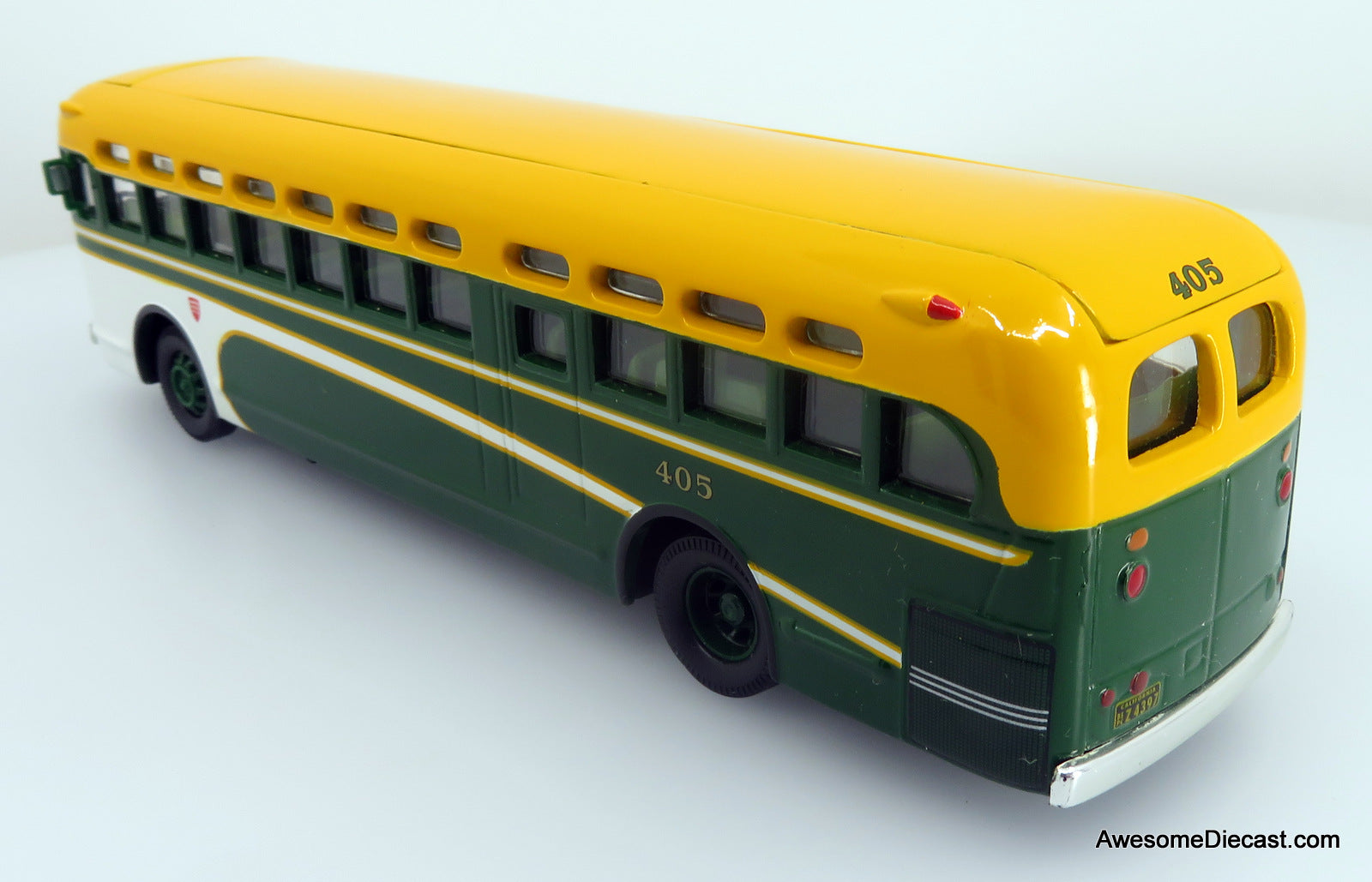 GM 4502 Transit Bus: San Francisco Market St. Railway - 1:50 Diecast Model Bus by Corgi