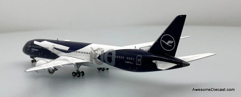 Boeing 787-9: Lufthansa (Reg #D-ABPU) 100th Anniversary 1:400 Diecast Model Plane by Gemini Jets
