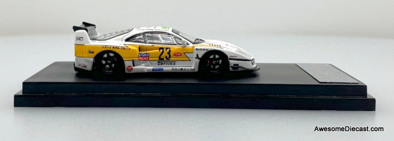 Ferrari F40 LBWK #23, White/Yellow 1:64 Diecast Model Car by Ghost