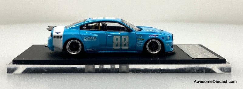 Dodge Charger Brawler #88, Blue 1:64 Diecast Model Car by Time Micro