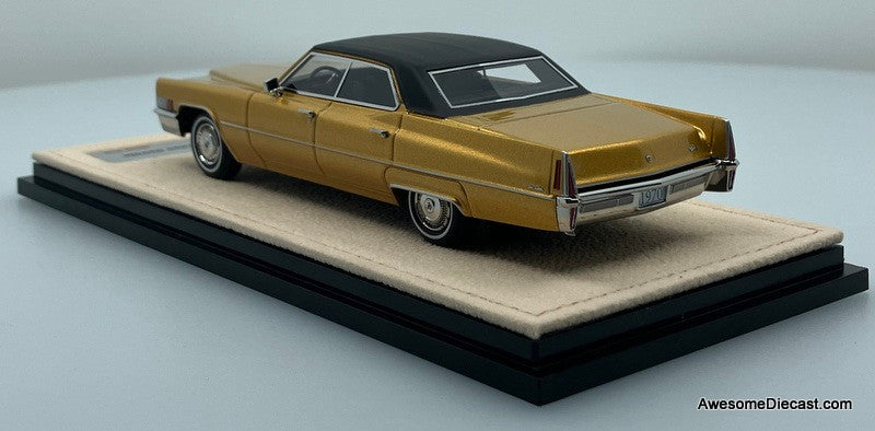 1970 Cadillac Sedan DeVille, Byzantine Gold 1:43 Resin Cast Model Car by Stamp Models